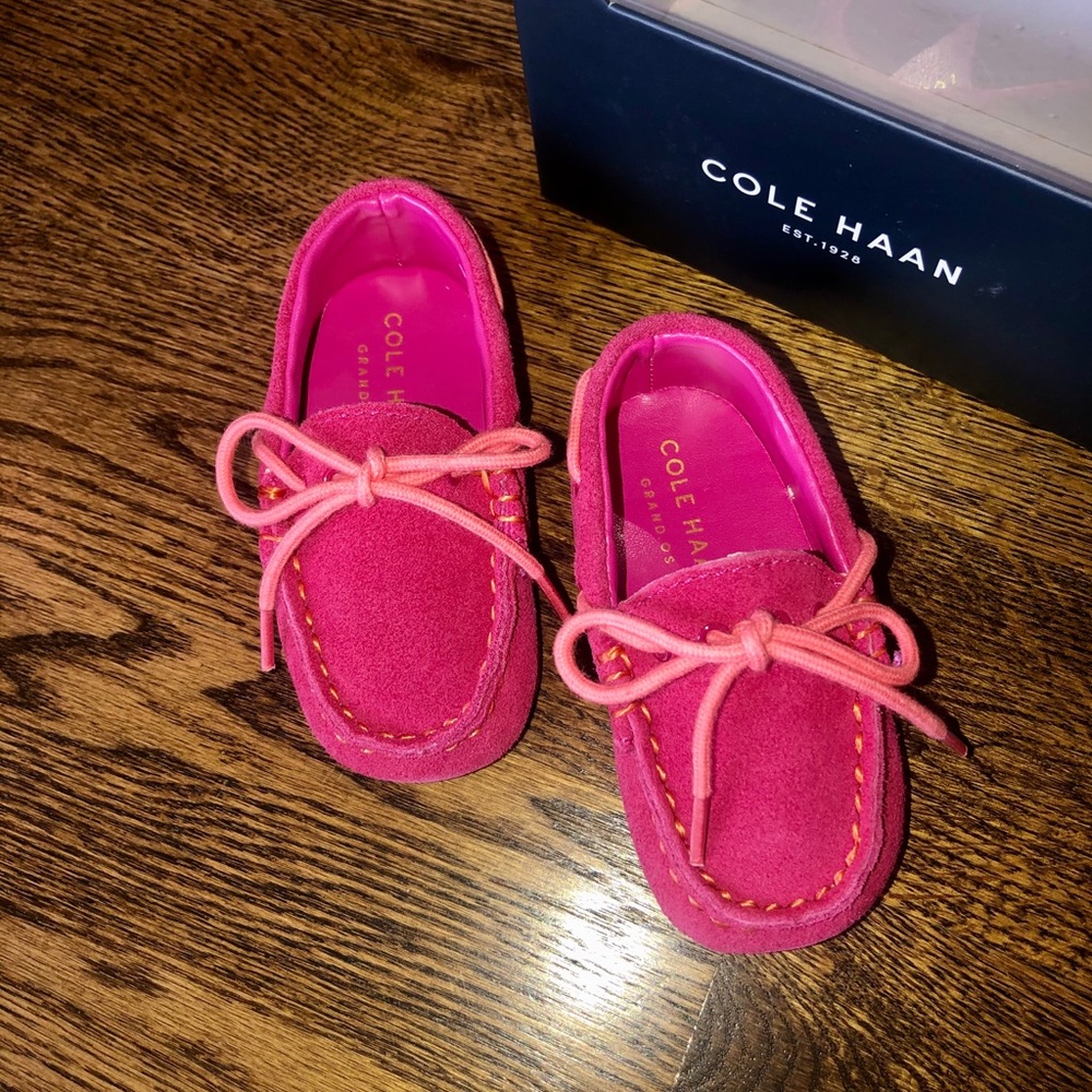 Cole Haan Baby Girl Loafer Moccasins: Sz 3 NIB